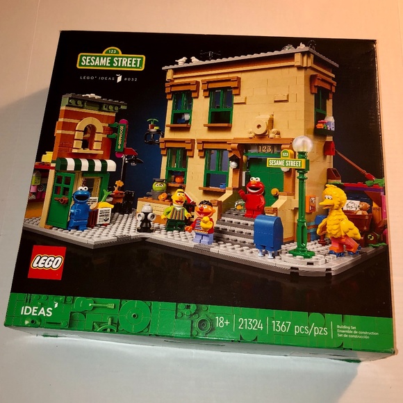 NIB Lego 123 Sesame Street Big Bird Elmo Bert Ernie Oscar Cookie Monster - Picture 2 of 12